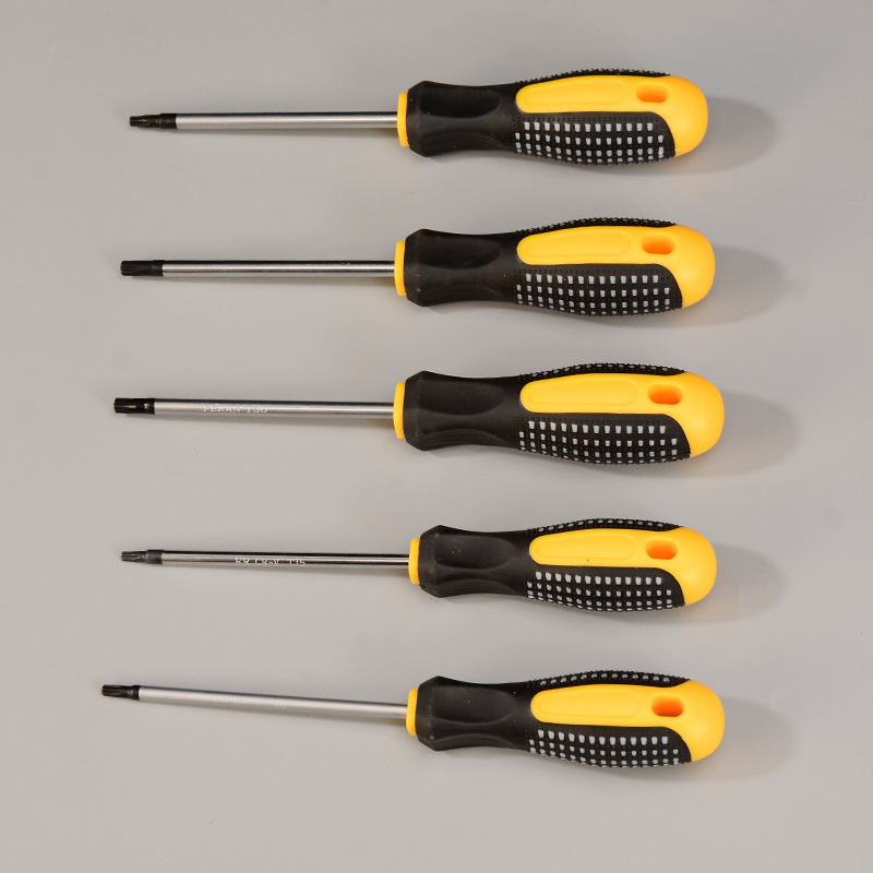 LIHODA Torx csavarhúzó készlet plum virág fejjel, izolált és mágneses, króm-vanádium acélból, teljes készlet T5-T30