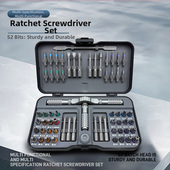 Peng Hui 65-in-1 ráčny skrutkovač set s magnetickými S2 oceľovými bitmi, maximálny krútiaci moment 40 N·m