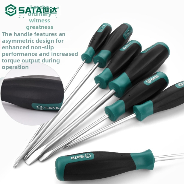 Shida plochý skrutkovač, chróm-vanádová oceľ, magnetický, neizolovaný