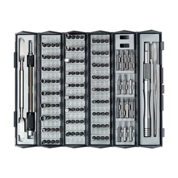Debo hardware Set odvijača 128-in-1 za kućnu upotrebu, cilindrični prijenos dizajn, profesionalan, višefunkcionalan, S2 alatna čelika