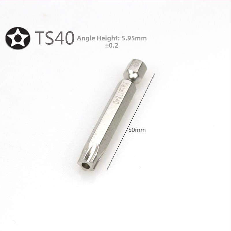 7-dielny Torx bit set s 1/4-palcovým pohonom, magnetický, S2 nástrojová oceľ, Katar/Qida