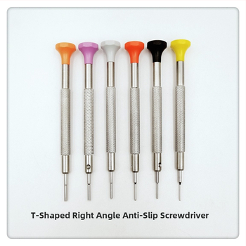 Zilan T-tvarovaný skrutkovač s pravým uhlom, protišmykový, HSS čepeľ, oceľová rukoväť