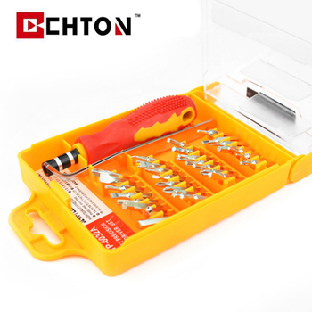 CHTON/chuantuo 32-in-1 višenamjenski odvijač set za mobitel, prijenosno računalo i naočale – magnetski, izolirani, čelik 45#