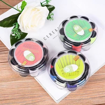 Hordozható zsebvarró készlet minimalist plastic tokkal, 200 darabos készlet, Needle package sorozat, univerzális modell