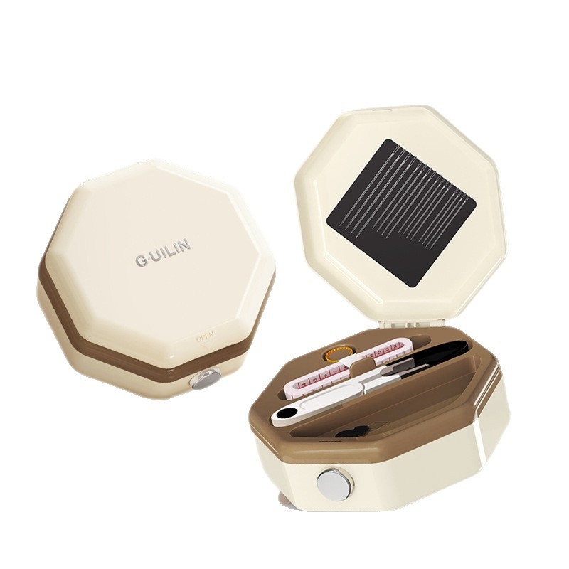 Varróbox — ABS, nyolcszög alakú, varráskészlet sorozat, 120 darabos készlet, stilus pastoral / egyszerű / könnyű luxus