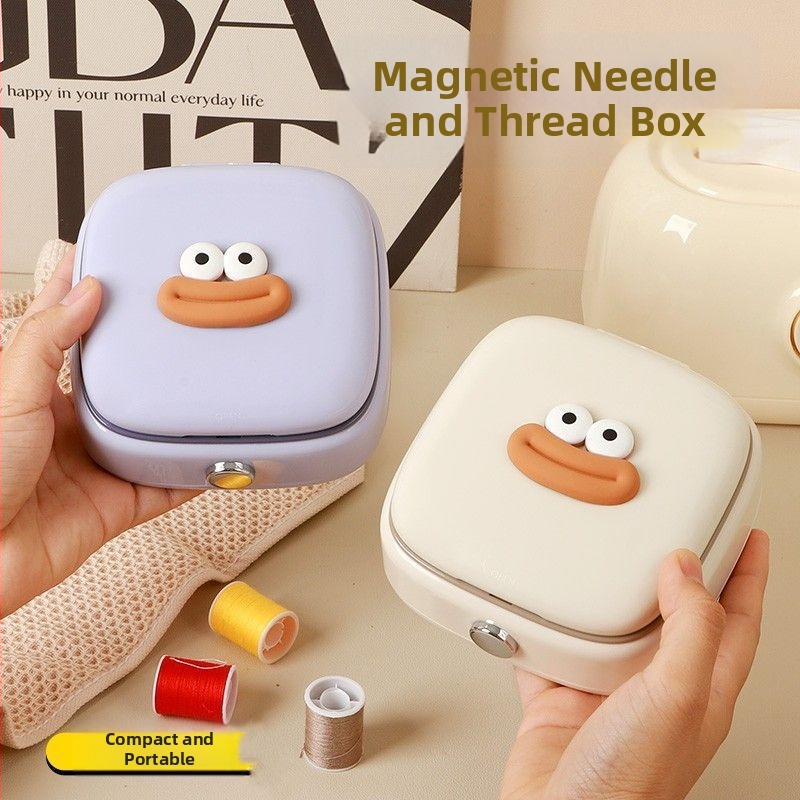 Prenosná vrecková škatuľka na ihly, ABS materiál, 120 kusov v krabičke, Cute séria, Štýl: INS minimalistický/európsky/japonský