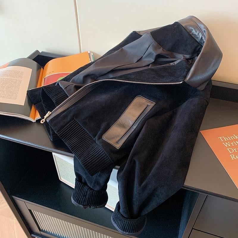 Dzseki polo gallérral, velúr-chenille anyag, szabályos ujjak, hossz 50–65 cm