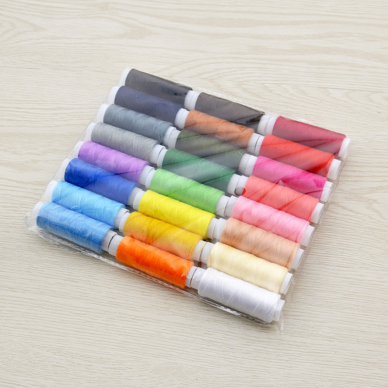 Kutija za šivanje konca s poliesterom, 120 kom., minimalistički stil, kućna tekstilna izrada, DIY projekti