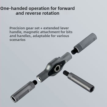 42 v 1 ráčňová sada skrutkovačov — čepeľ z CR-V ocele, maximálny krútiaci moment 100 N·m, magnetický, nie izolovaný