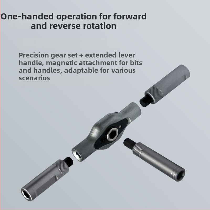 42 v 1 ráčňová sada skrutkovačov — čepeľ z CR-V ocele, maximálny krútiaci moment 100 N·m, magnetický, nie izolovaný