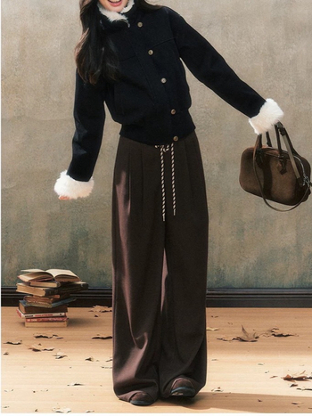 7Shiftin Poliészter dzseki (95%+ poliészter) reverrel, egyréses zárás, hosszú ujjú, téli 2025, elegáns irodai stílus