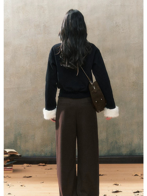 7Shiftin Poliészter dzseki (95%+ poliészter) reverrel, egyréses zárás, hosszú ujjú, téli 2025, elegáns irodai stílus