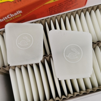 Rabbit márkájú láthatatlan viasz alapú jelölő por textíliák kivágásához – környezetbarát