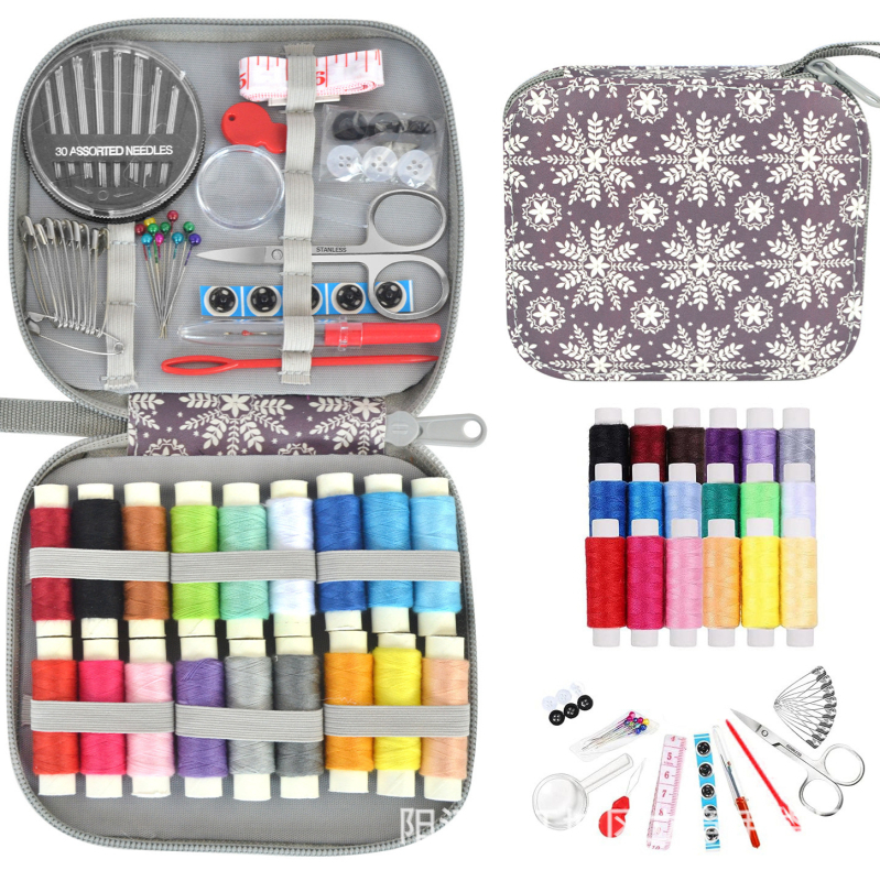 Varrókészlet hópehely mintával DIY táska – 120 darabos doboz, 160 g, testreszabás elérhető, licencelhető magánmárkák