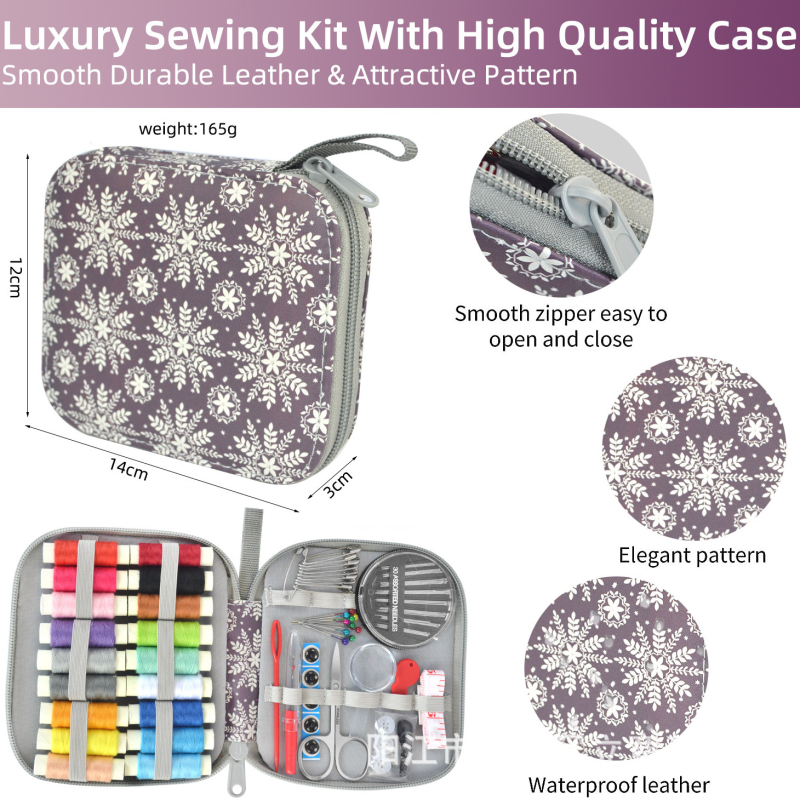 Varrókészlet hópehely mintával DIY táska – 120 darabos doboz, 160 g, testreszabás elérhető, licencelhető magánmárkák