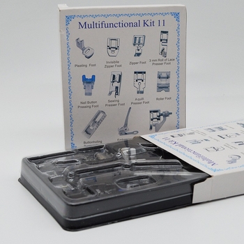 Set od 11 dijelova za presu za šivaći stroj, model 505A, kućni šivaći strojevi, višenamjenski
