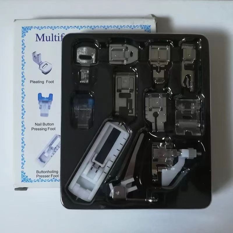 Set od 11 dijelova za presu za šivaći stroj, model 505A, kućni šivaći strojevi, višenamjenski