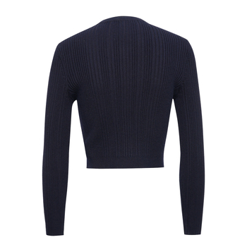 Slim-fit kardigan, s jednim redom kopčanja, okrugli izrez, floralni uzorak, smjesa viskoze i najlona