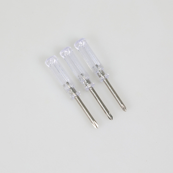 3,0 mm mini Philips odvijač, duljina 60 mm, crno/kristalno