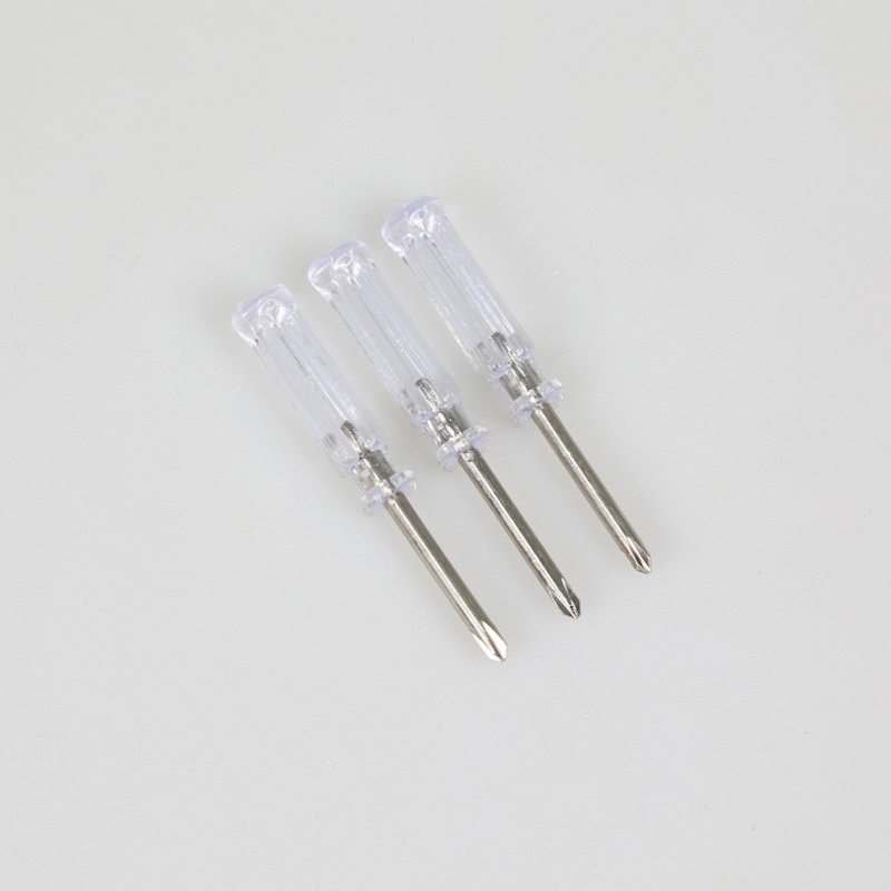 3,0 mm mini Philips odvijač, duljina 60 mm, crno/kristalno