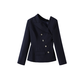 Női slim-fit zakó V-nyakú, hosszú ujjú, Lycra anyag, 3D szabás