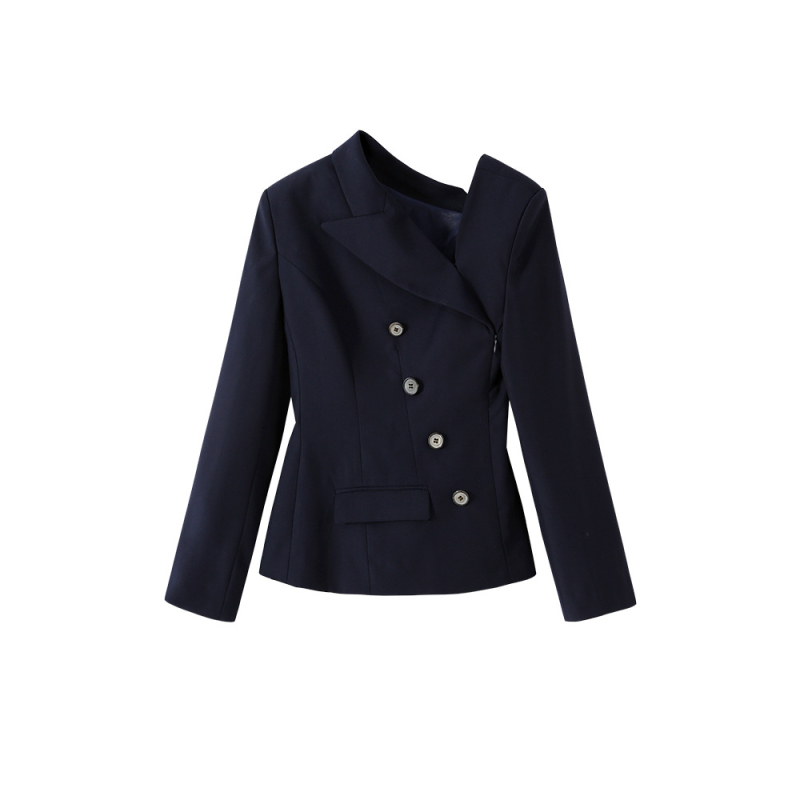 Női slim-fit zakó V-nyakú, hosszú ujjú, Lycra anyag, 3D szabás