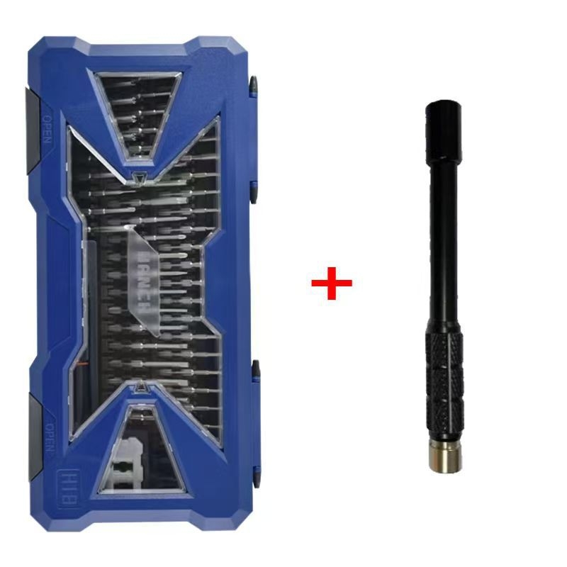 55-in-1 set odvijača od S2 čelika, magnetske vrhove, bez izolacije, težina 580 g
