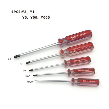 Set de șurubelnițe în formă Y, oțel CR-V crom-vanadiu, izolat și magnetic