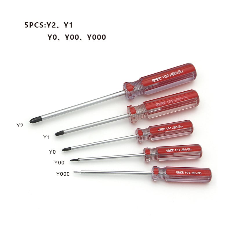 Set de șurubelnițe în formă Y, oțel CR-V crom-vanadiu, izolat și magnetic