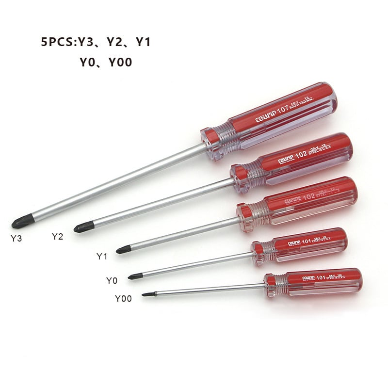 Set de șurubelnițe în formă Y, oțel CR-V crom-vanadiu, izolat și magnetic