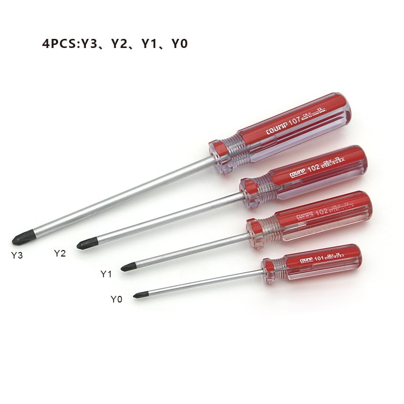 Set de șurubelnițe în formă Y, oțel CR-V crom-vanadiu, izolat și magnetic