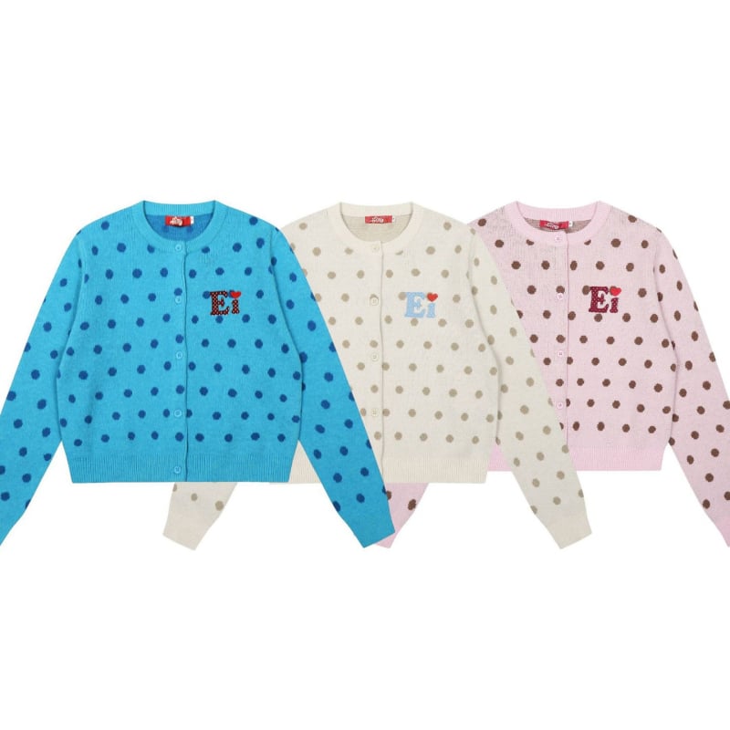 Cardigan tricotat, material acrilic-poliester, guler rotund, mâneci lungi, lungime normală, nasture pe un rând, toamnă 2025