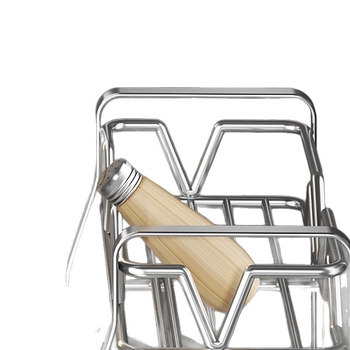 Raft de condimente din oțel inoxidabil pentru blat – cu mai multe niveluri, fără găuri