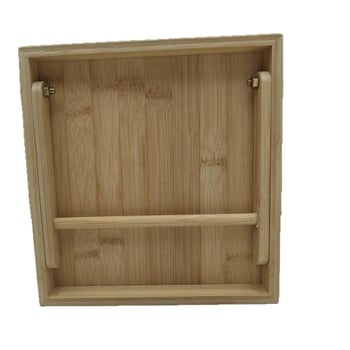 Ράφι μπαχαρικών τοίχου από μπαμπού, 12 διαμερίσματα, αναδιπλούμενο