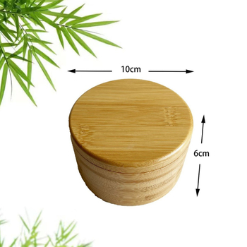 Βαζάκι καρυκευμάτων από μπαμπού με διπλό διαμέρισμα και κουτάλι – οικιακή αποθήκευση κουζίνας