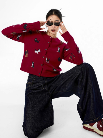 Cardigan pulover sa zipom, viskozna tkanina, okrugli izrez, labav kroj, dugi rukavi