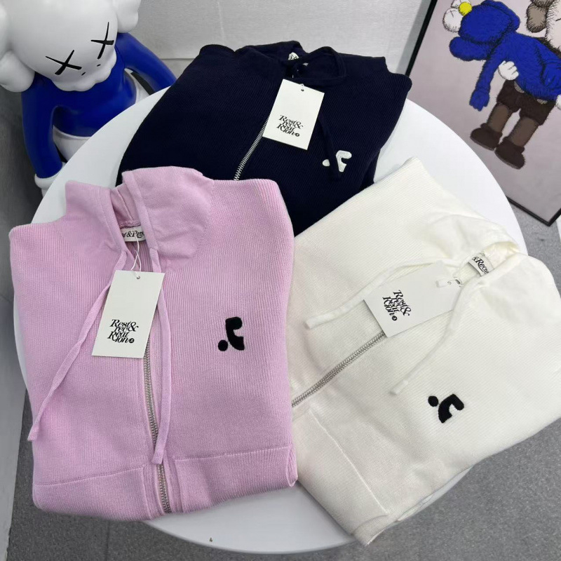 Koreanski stil kardigan s kapuljačom i zatvaračem, pamuk 95%+, uski kroj, dugi rukavi, vrlo kratka duljina (≤40 cm)