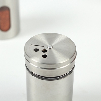 Γυάλινο δοχείο καρυκευμάτων με περιστρεφόμενη καπάκι, κατάλληλο για στερεές καρυκεύσεις · εκτύπωση λογοτύπου και εξατομίκευση διαθέσιμη