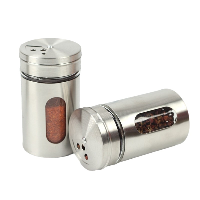 Γυάλινο δοχείο καρυκευμάτων με περιστρεφόμενη καπάκι, κατάλληλο για στερεές καρυκεύσεις · εκτύπωση λογοτύπου και εξατομίκευση διαθέσιμη