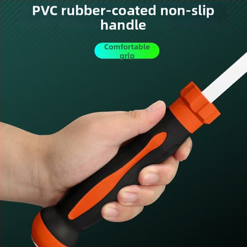 Plochý skrutkovač, karbónová oceľ, rukoväť z TPR, bez izolácie, ne magnetický, hmotnosť 1, typ hlavy: plochá