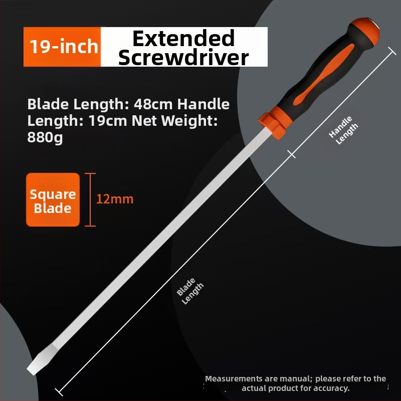 Plochý skrutkovač, karbónová oceľ, rukoväť z TPR, bez izolácie, ne magnetický, hmotnosť 1, typ hlavy: plochá