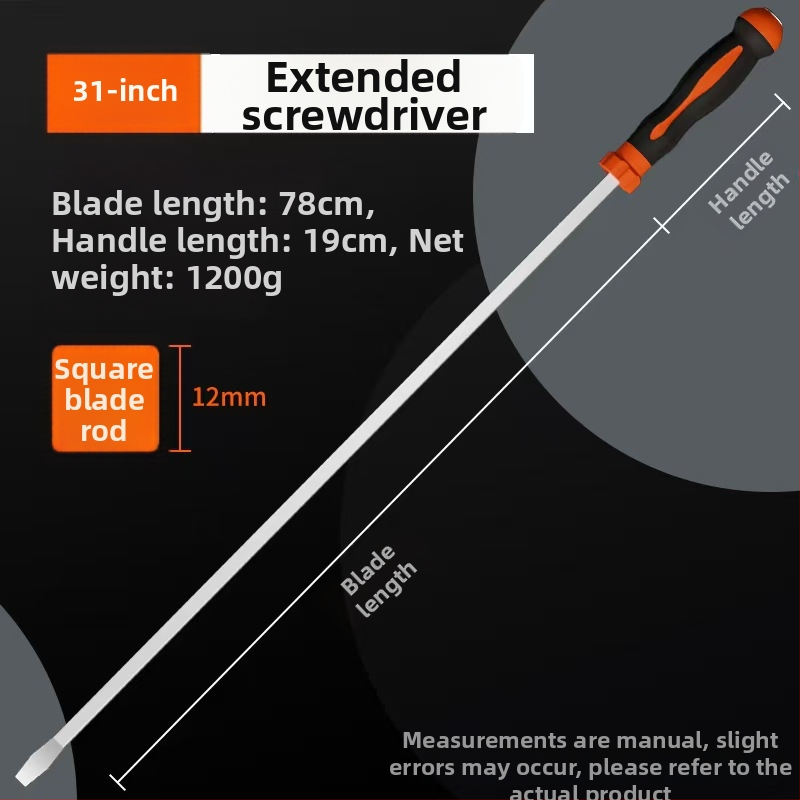 Plochý skrutkovač, karbónová oceľ, rukoväť z TPR, bez izolácie, ne magnetický, hmotnosť 1, typ hlavy: plochá