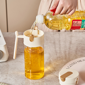 Dispenser de ulei din sticlă borosilicată, deschidere și închidere automată, design modern minimalist, brand Large Balls