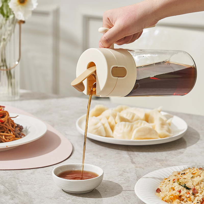 Dispenser de ulei din sticlă borosilicată, deschidere și închidere automată, design modern minimalist, brand Large Balls