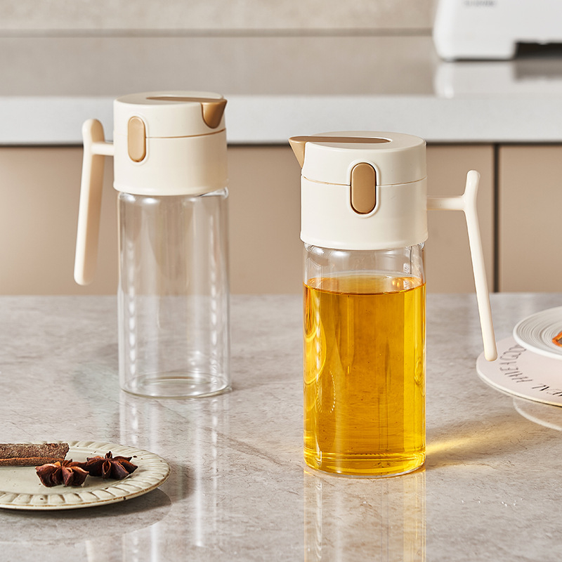 Dispenser de ulei din sticlă borosilicată, deschidere și închidere automată, design modern minimalist, brand Large Balls