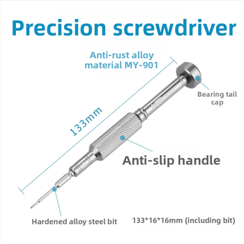 Ant Xin 17-dielny presný skrutkovač set, S2 zliatina nástrojovej ocele, magnetické, neizolované, na opravu mobilných telefónov