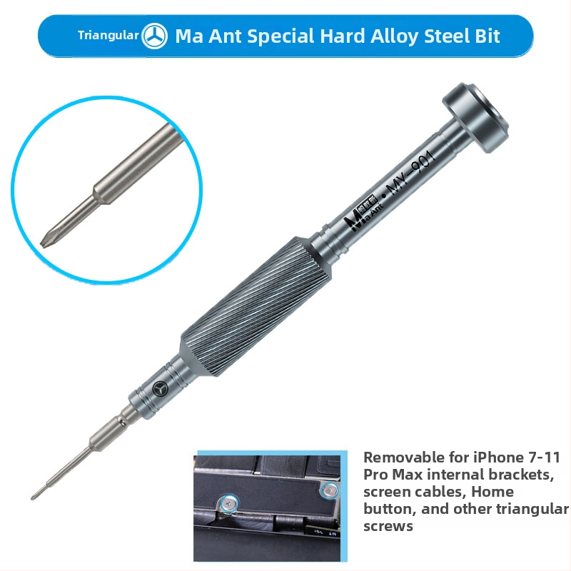 Ant Xin 17-dielny presný skrutkovač set, S2 zliatina nástrojovej ocele, magnetické, neizolované, na opravu mobilných telefónov