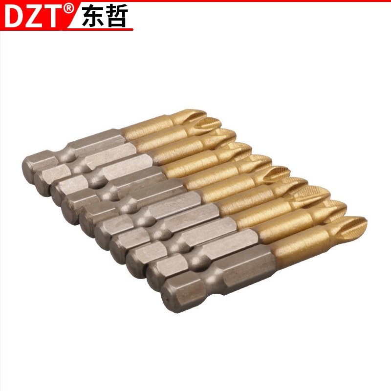 DZT S2 titanovo potiahnut magnetický krížový bit pre elektrické skrutkovače, 1 mm os, 51 g