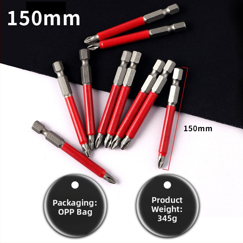 DZT S2 titanovo potiahnut magnetický krížový bit pre elektrické skrutkovače, 1 mm os, 51 g