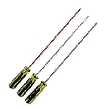 Κατσαβίδι για ραπτικές μηχανές, μαγνητικό, από χρωμιο-βάνadium χάλυβα CR-V, λαβή PVC, κεφαλές επίπεδης και σταυρικής μορφής